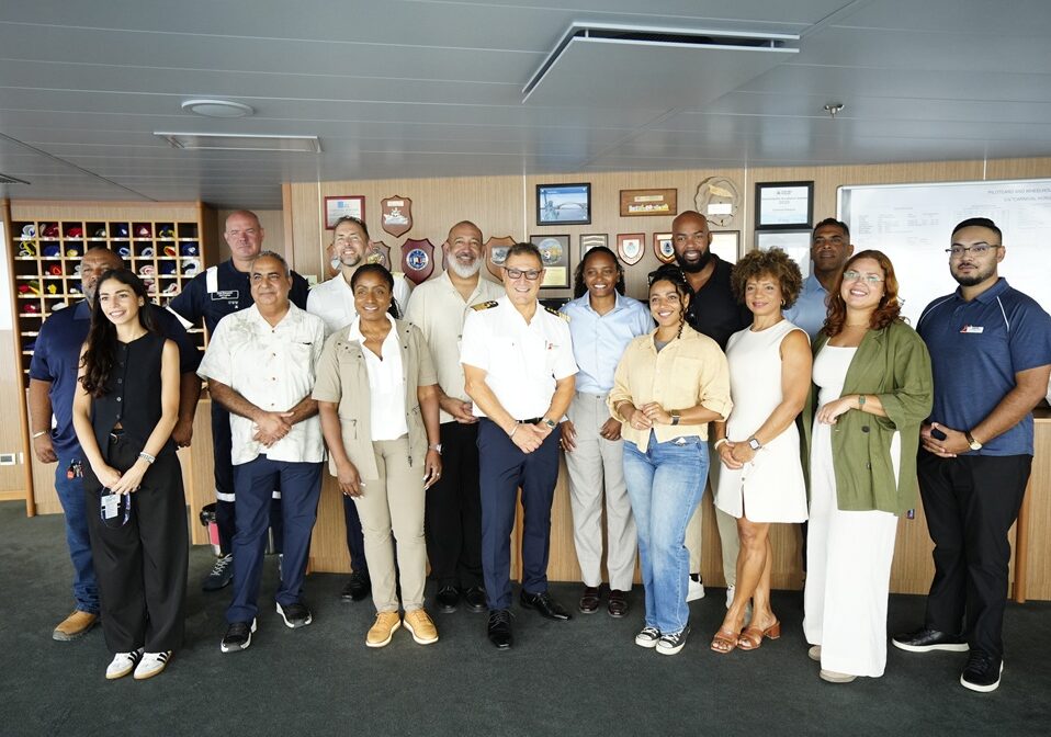 Carnival Cruise Line Executives Visit Bonaire in ABC Islands Tour