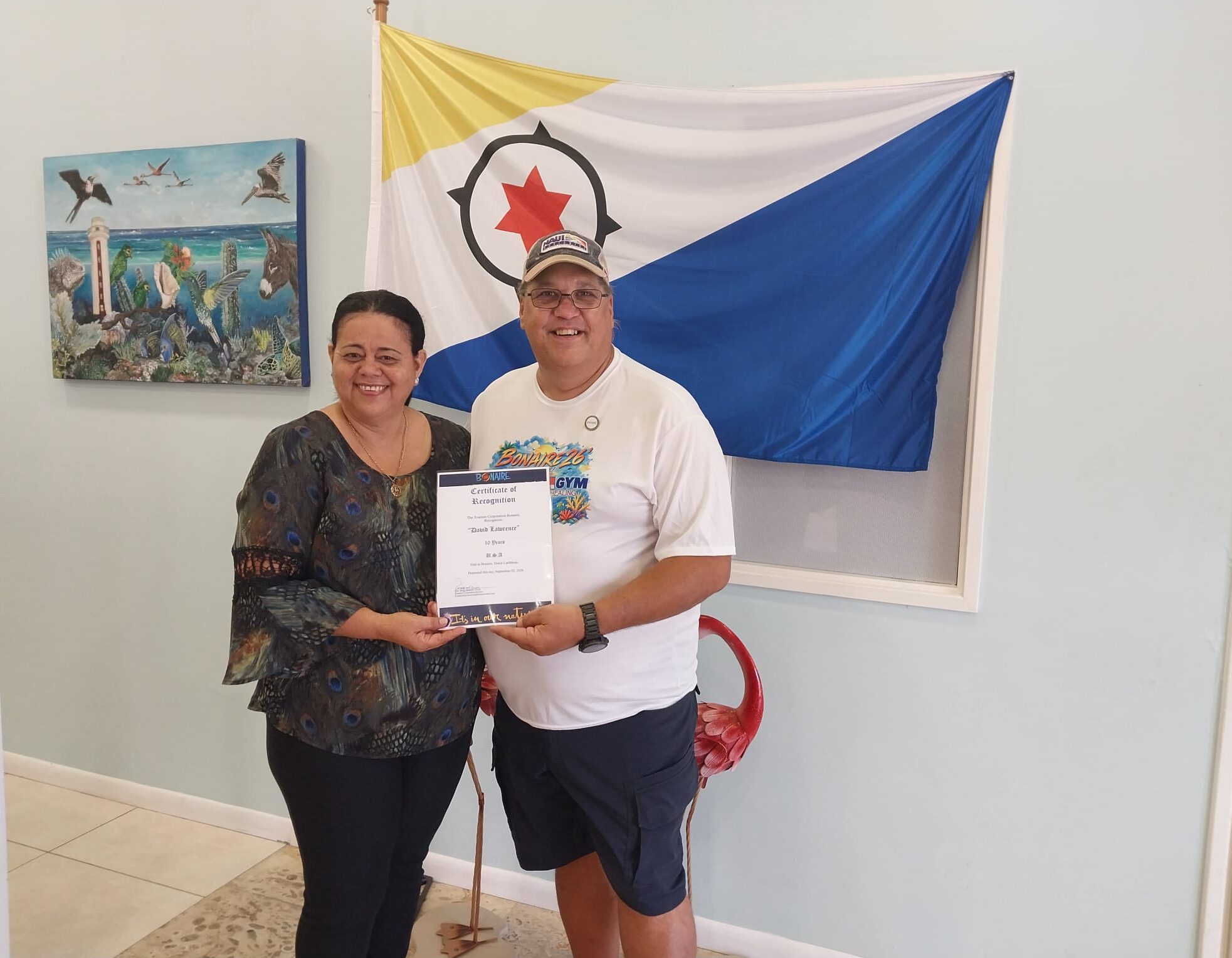 Bonaire Honors Eight Visitors as Ambassadors in September